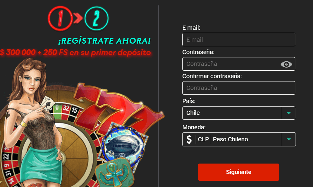 registro del pin up casino